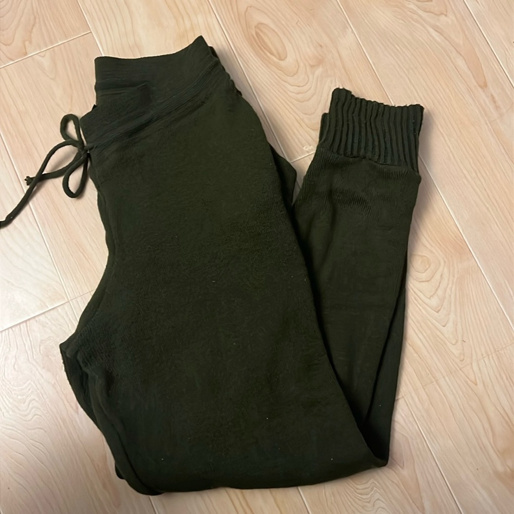 Hunter green PLT joggers